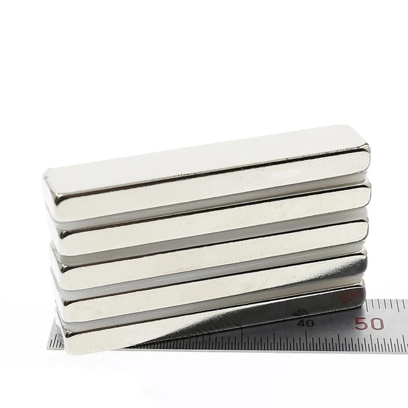 Customised rear earth neodymium magnet manufacturers,High quality n55 150mm 6 inch neodymium magnetic bar magnet