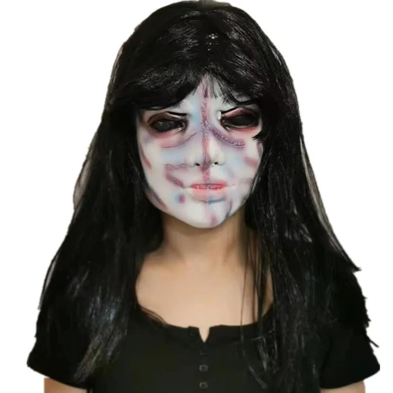 Mask for Script Killing Game NPC Men Women Headwear for Escape Room Haunted House Halloween Costume