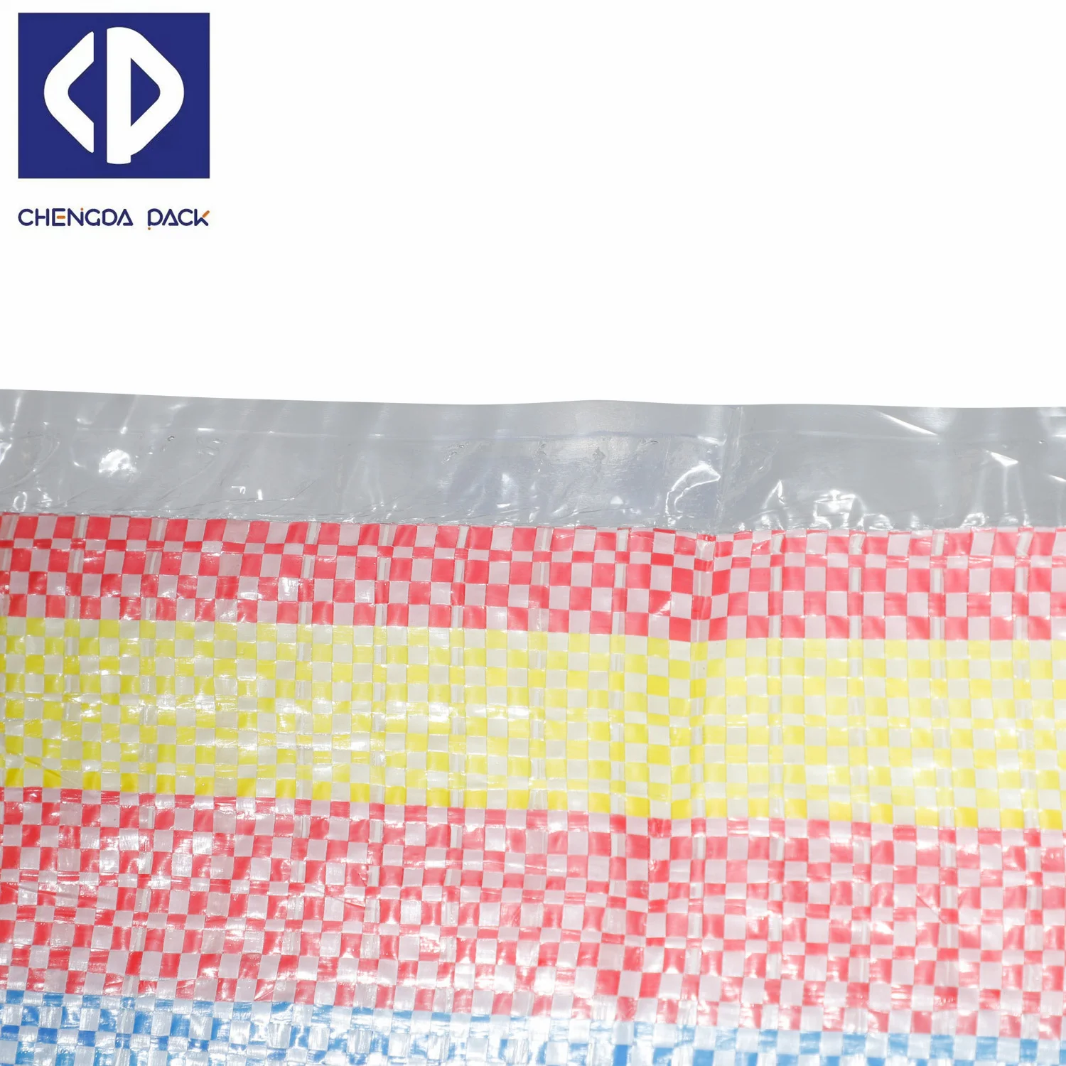 25kg 50kg Polypropylene Bags Wheat Flour Sugar Pp Woven Feed Packing Postal Bag With Color Strip