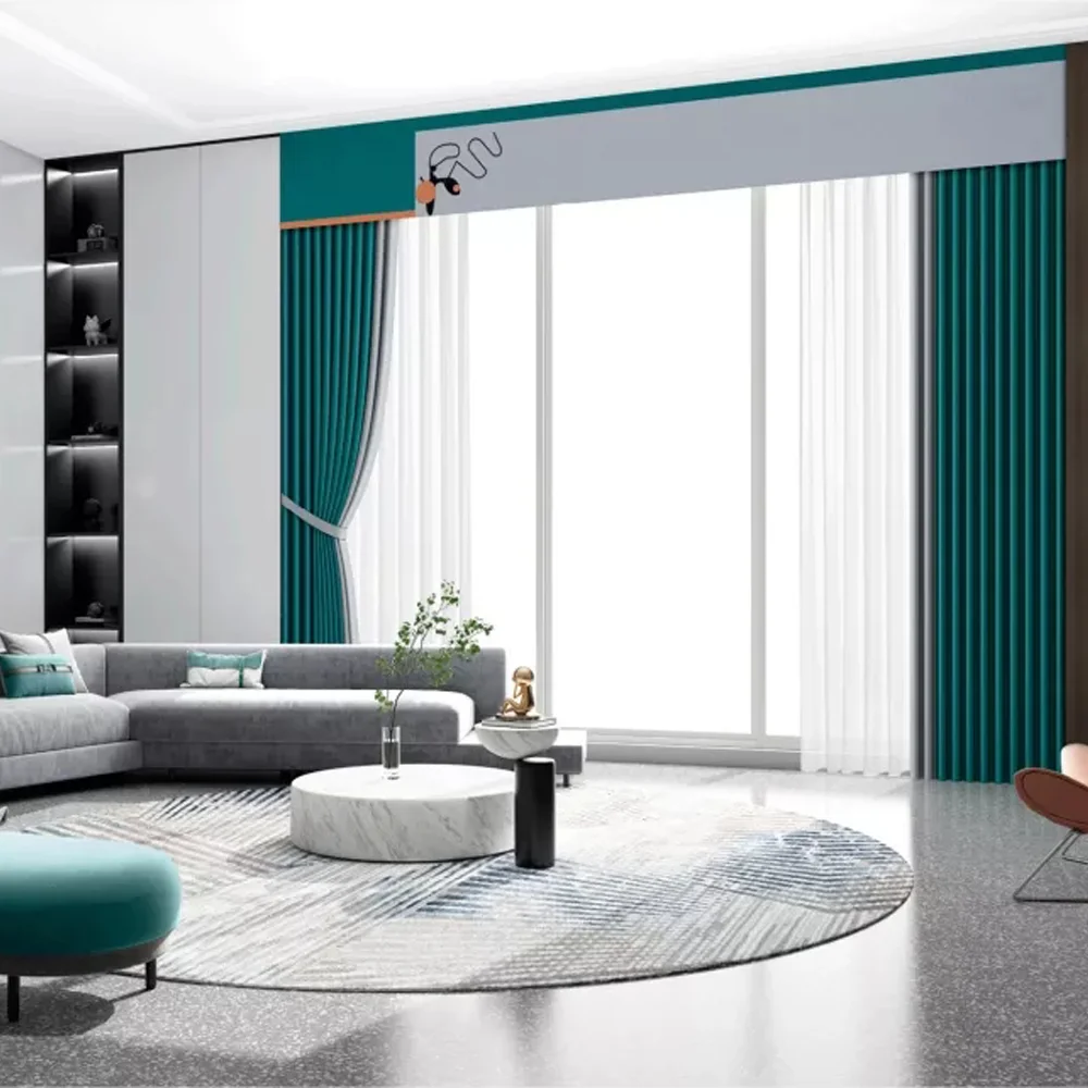 Latest Design Office Fabric Net Curtain Made In China