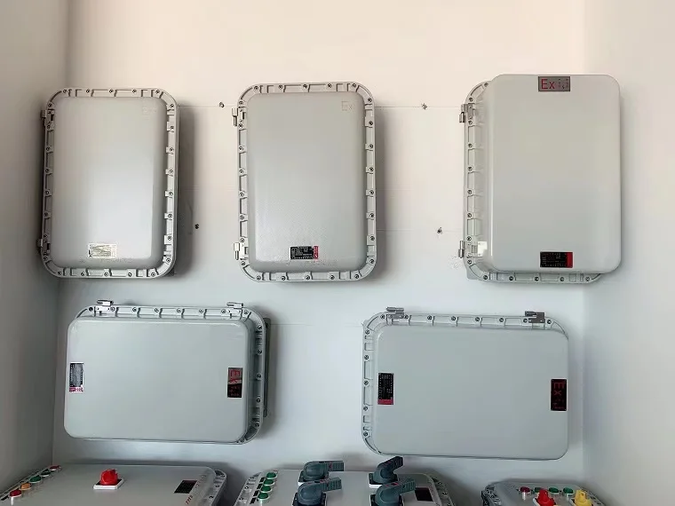ATEX certificated electrical hazardous area IIB IIC explosion proof aluminum alloy enclosure junction box