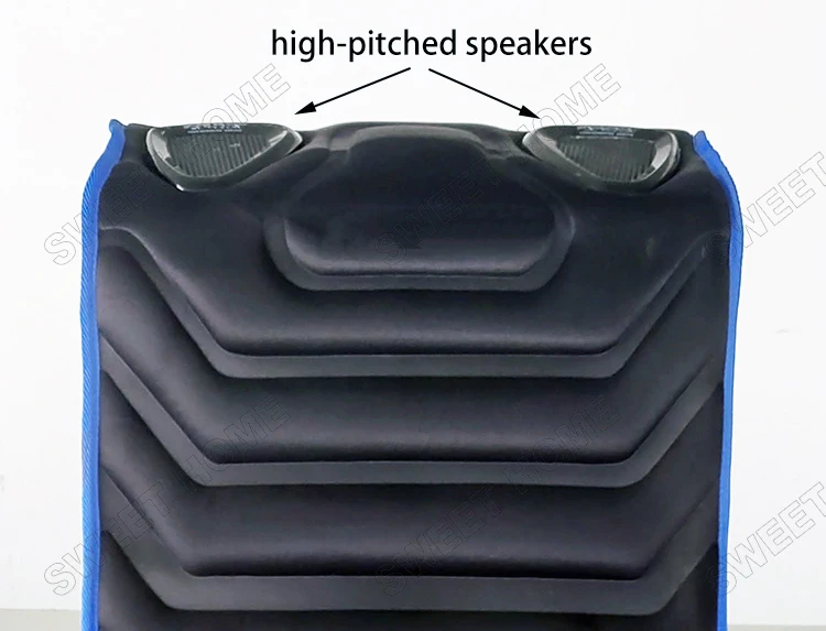 Оптовая продажа эргономичный персонализированный портативный музыкальный складной ТВ-компьютер компьютерный рокер подставка для ног гоночный игровой напольный стул