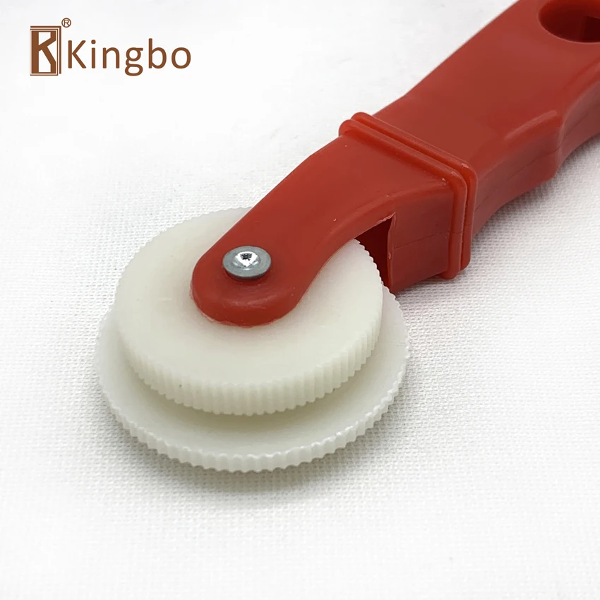 Resin double pulley rubber strips pressing wheel aluminum door rubber gasket Installation shovel