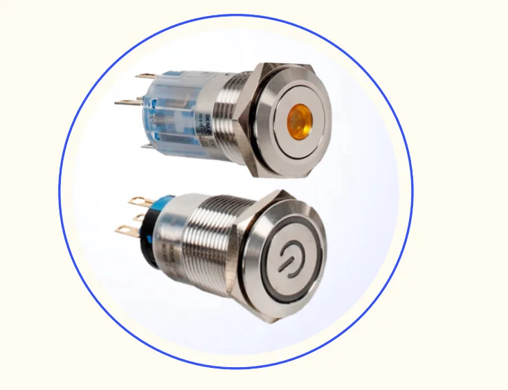 BENLEE  22MM  PIILOT LIGHT DC 12V 24V 110V 220V LED Colorful Flush Panel Indicator Light signal tower