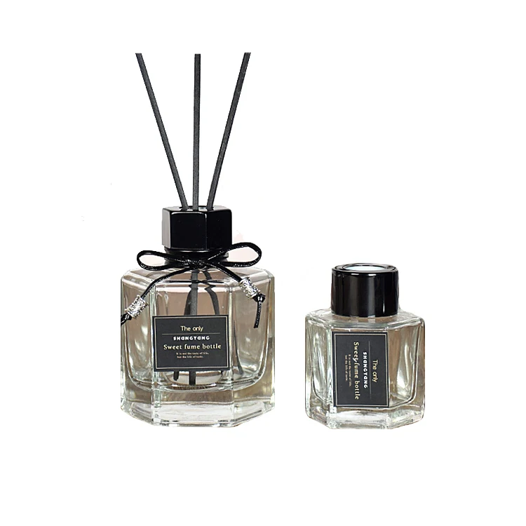 High quality empty custom design 50ml 100ml cheap unique shape  reed diffuser oil bottle aroma bottle