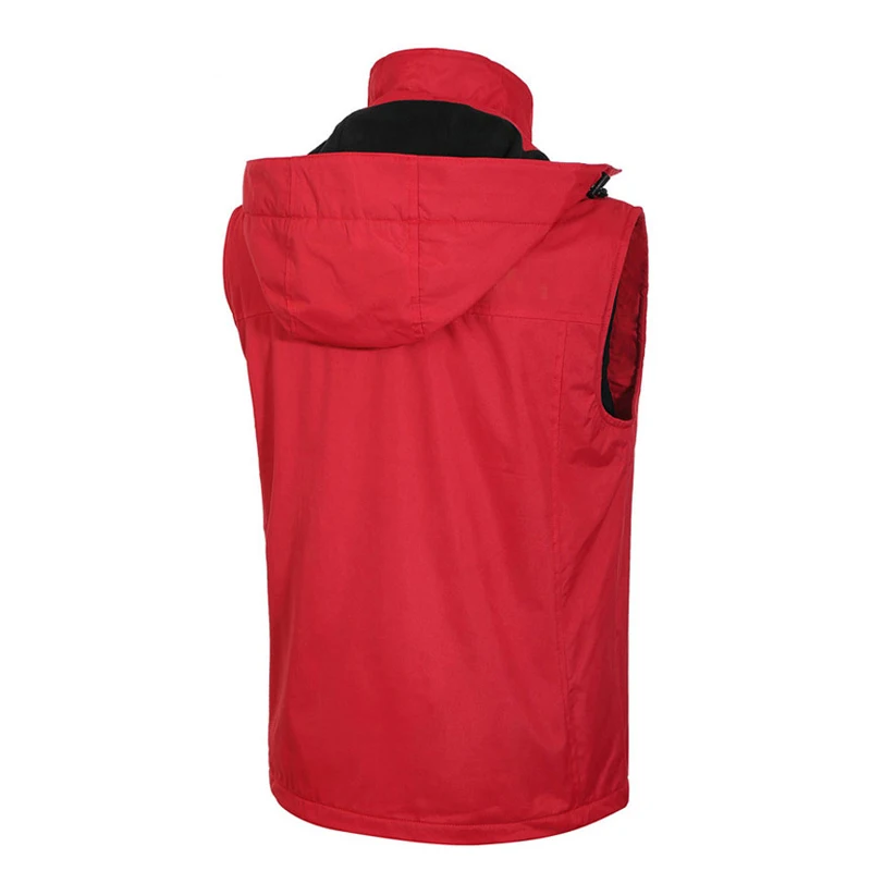 
Low Moq custom men softshell vest waterproof outdoor cooling fleece lining work vest for men 