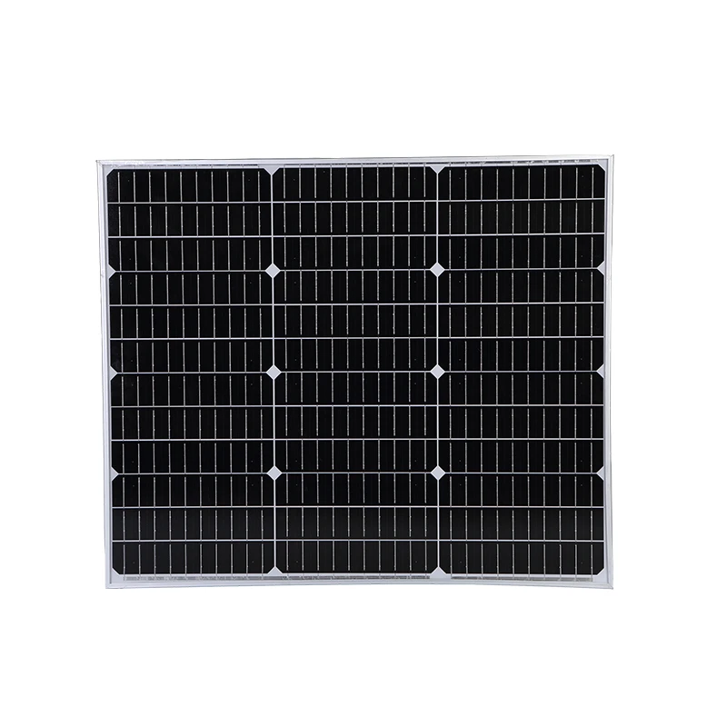 Shenzen 50 Watt Black Monocrystalline Silicon Solar Panel Home Use China Solar Photovoltaic Panels Solarmodul for Rv Battery