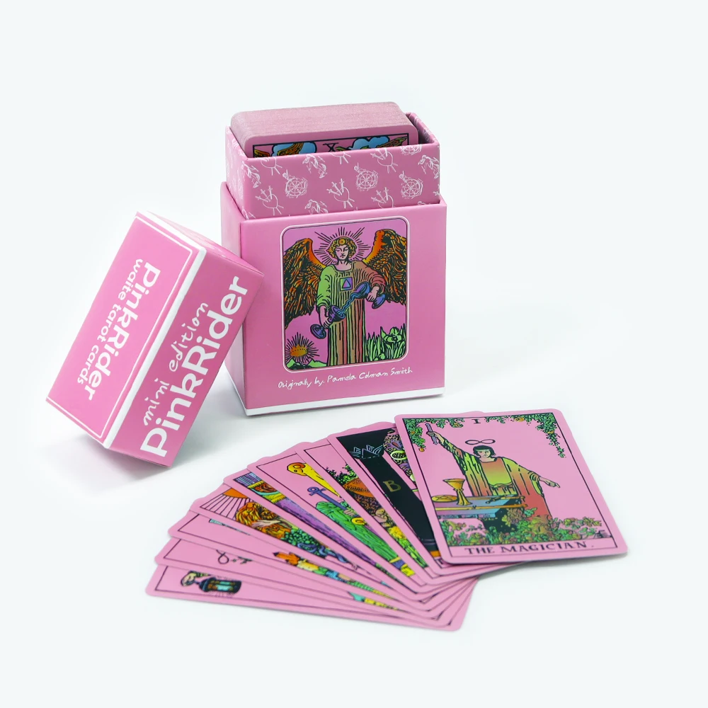 Supplier custom pattern printing paper tarot cards high end custom design prophecy tarot cards with box