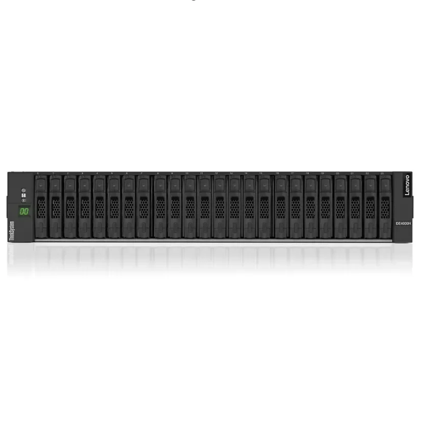 Хранилище Lenovo ThinkSystem DE4000H 2U24 Flash Array Rack Storage Server 64G 32GFC SFP + трансивер * 8 1,6 TSSD * 6 + 1,8 T * 18