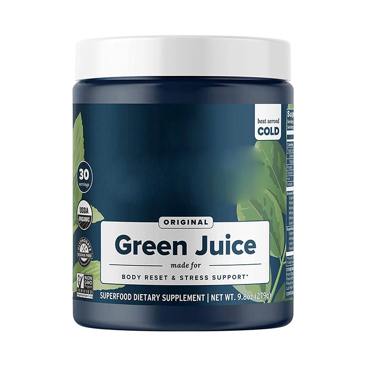 Superfood Private Label Green Vegan Organic Highly Nutritious Health Supplement Loss Weight Fruit Juice Powder