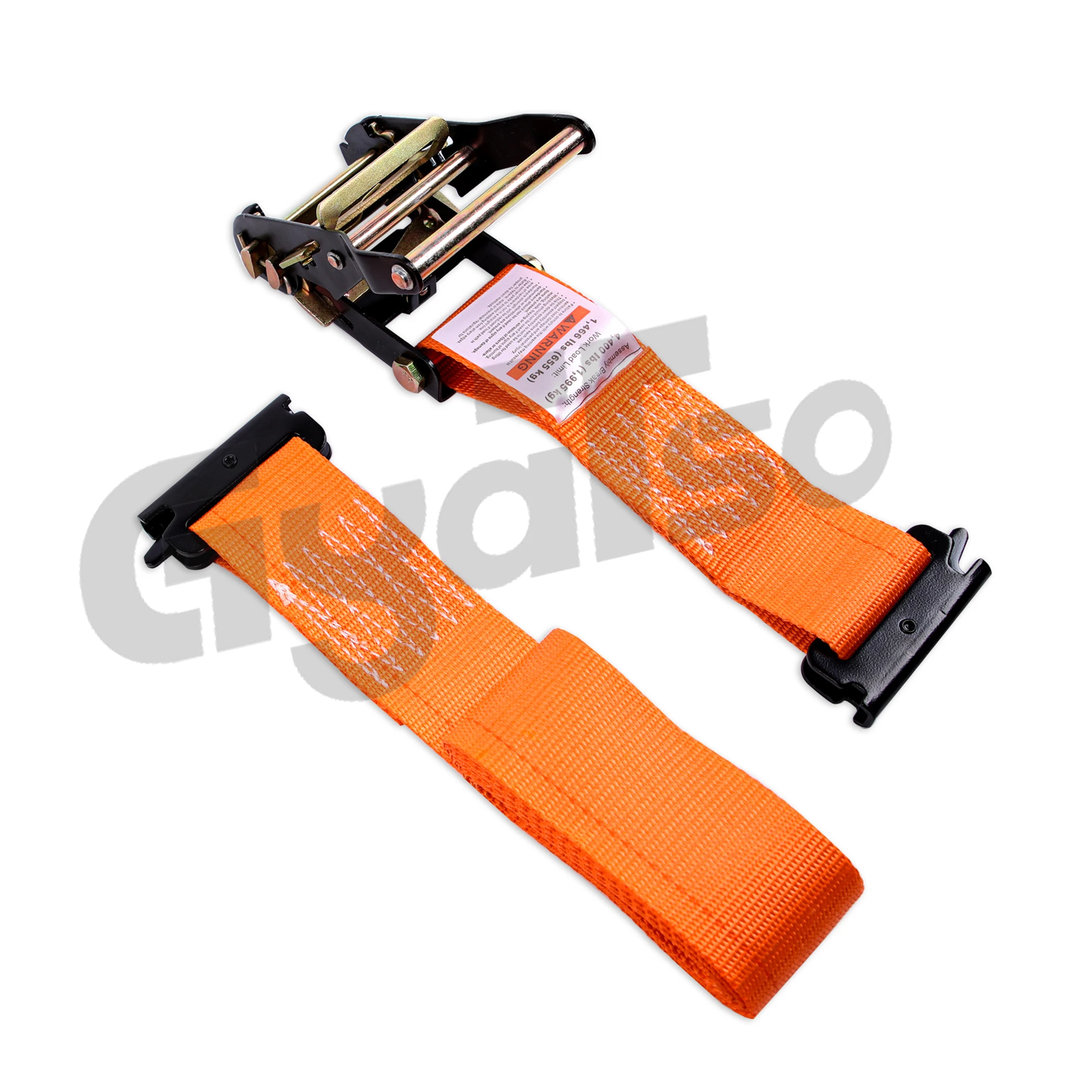 Logistics 2inch ratchet strap with e fittings tie down cargo strap e track