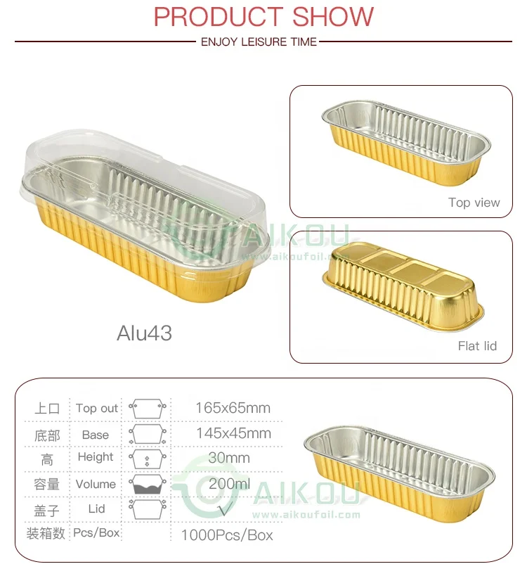 Ovenable disposable containers colorful caramel pudding cup aluminium muffin cake bakery container foil baking & pastry tools