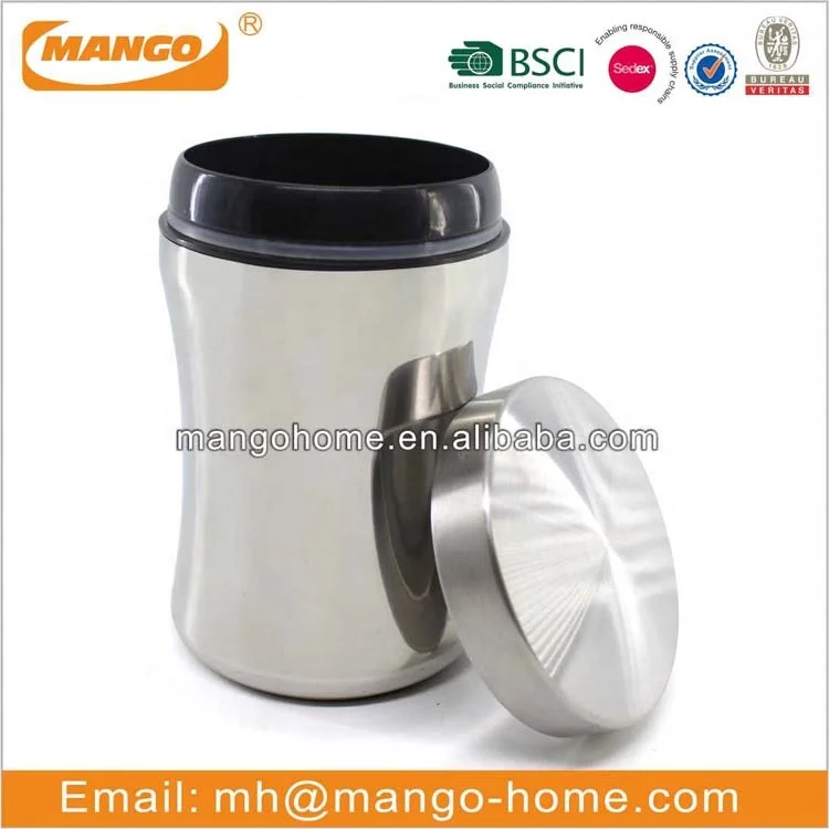 Airtight Tea Coffee Sugar Stainless Steel Kitchen Canister