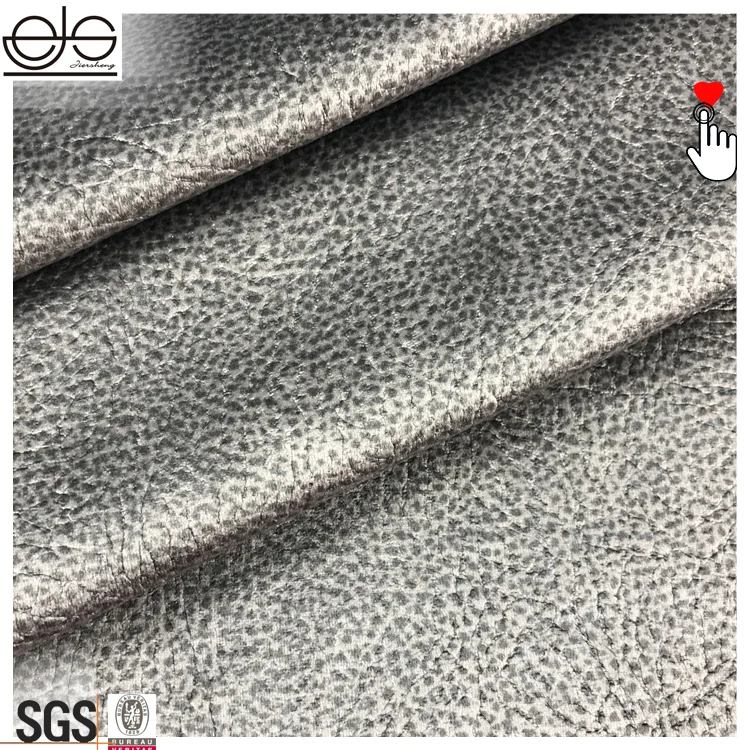 Cheap faux suede by the yard eco leather fabric