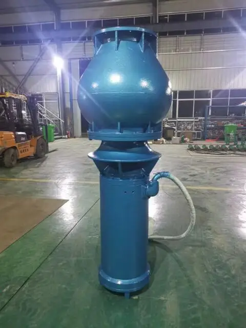 10 12 14 inch outlet large flow water propeller pump cast iron 22hp submersible axial flow pump for river fish pond