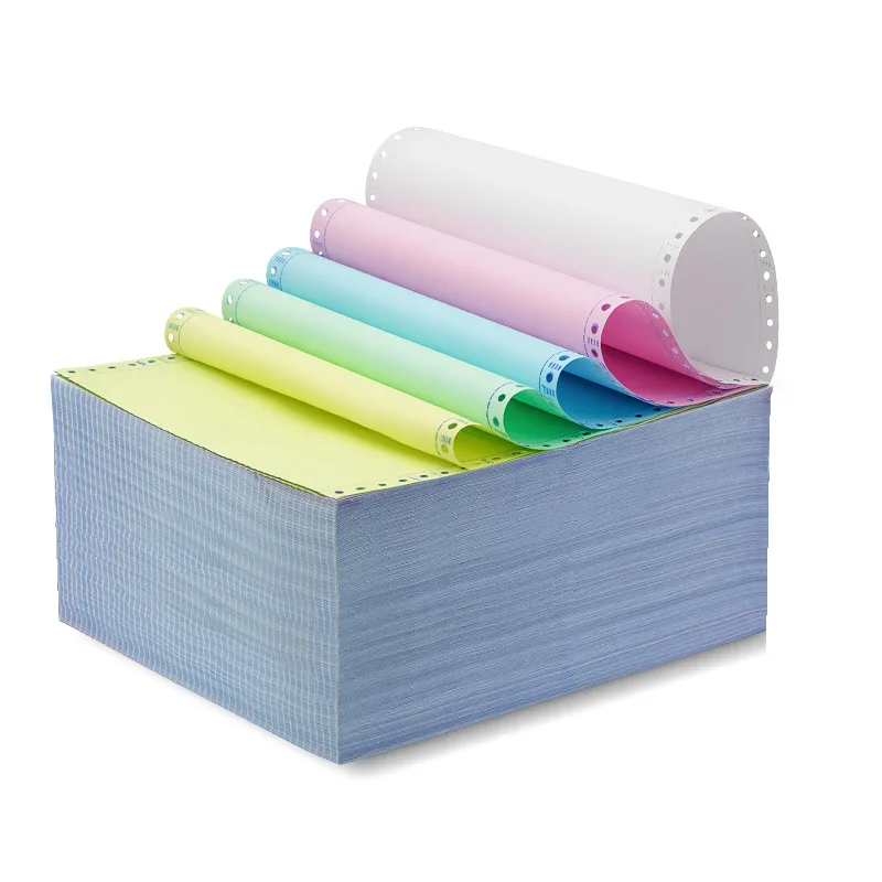 Superior Quality Wholesale CB CFB CF Carbonized 2ply 3ply Multi-ply Continuous Carbonless Copy Paper for Office Invoice Paper
