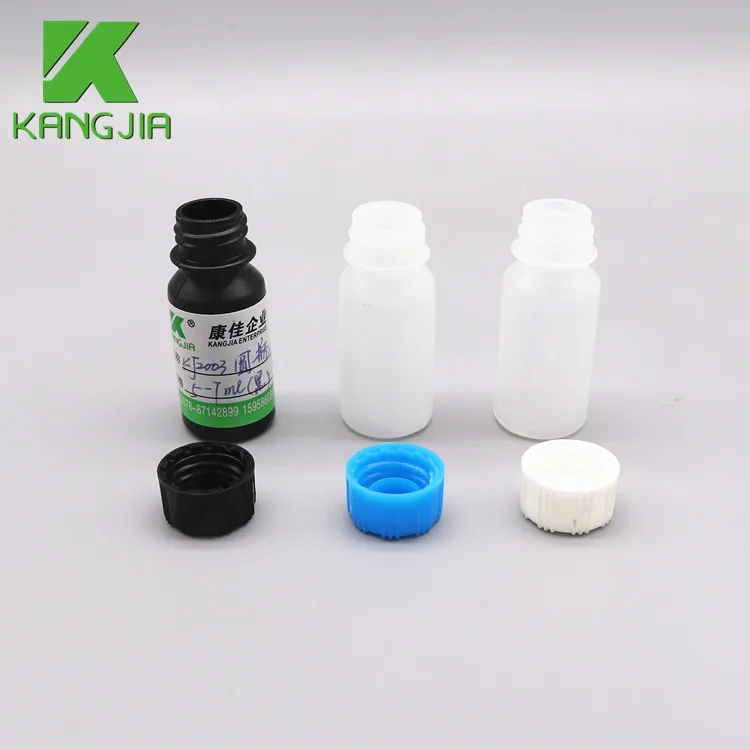 High quality Plastic Reagent Bottle 5-7 ML Round Bottle HDPE Small Capacity IVD Factory Direct Supply Chemical Vials Lab Grade