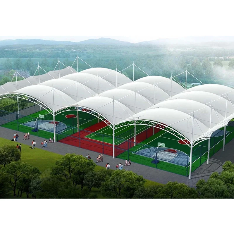 Двухсторонняя ткань PVDF для спортивных мероприятий