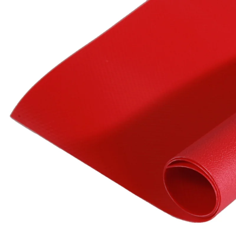 Various styles circus tent pvc coated tarpaulin fabric 950gsm 1000D 20*20 red color 100% waterproof fabric rolls