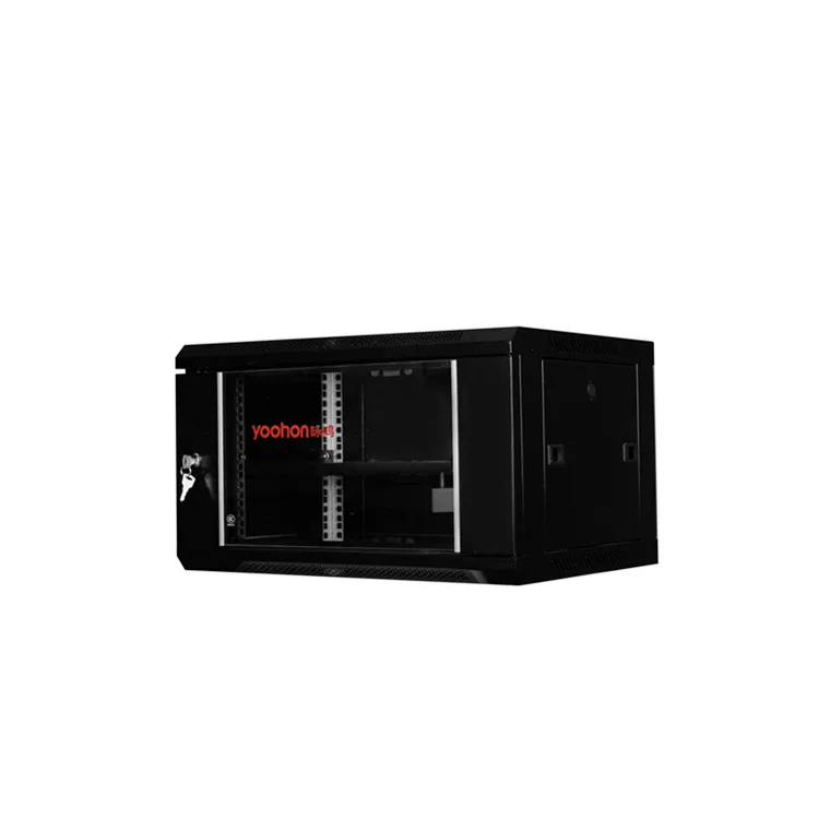 6U Wall-Mounted Assembly Fiber Optic Network Cabinet ODF for Patch and Equipment Boxes