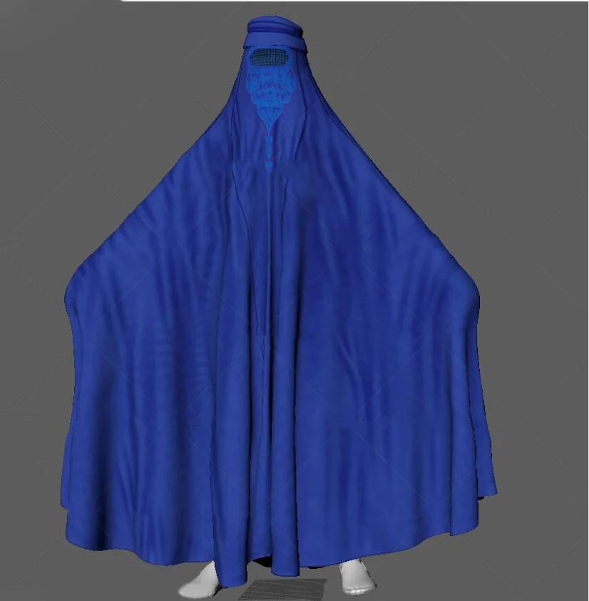 xu-002 Factory directly plain solid color muslim ladies veil burqa niqab