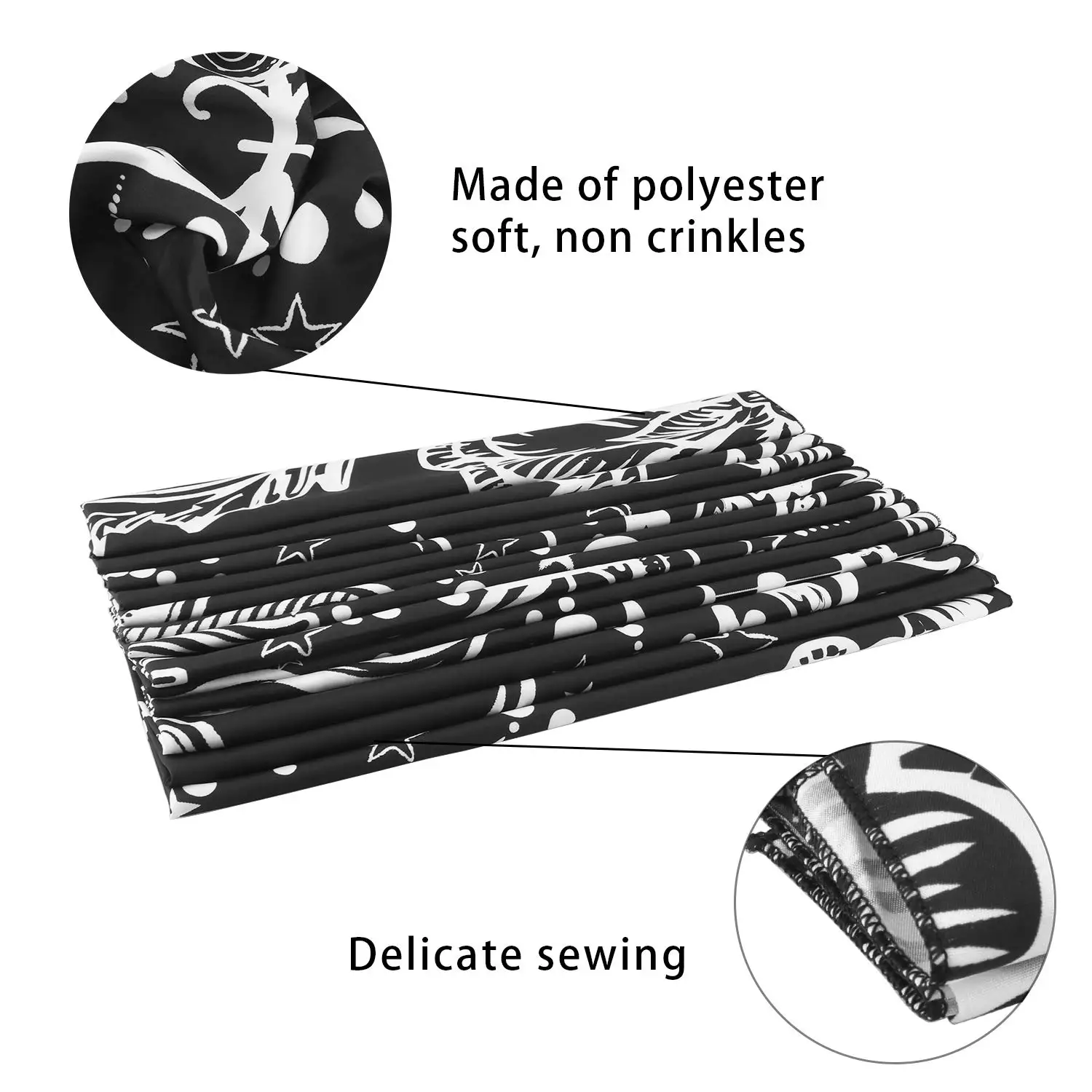 Custom New Boho Black Moon Sun Star Pattern Print Home Decor Background Fabric Blanket Hanging Tapestry For The Living Room Wall