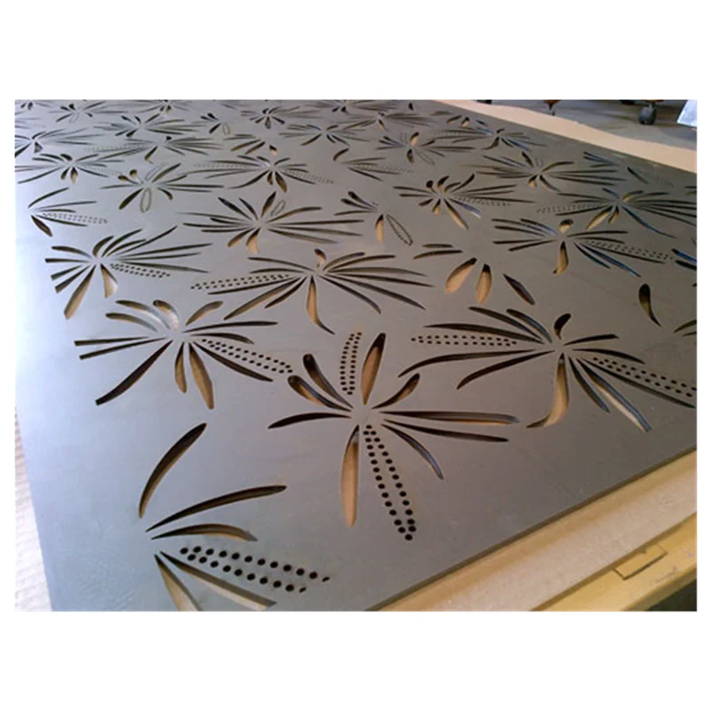 Stainless Steel Galvanized steel Metal Privacy Screen Panel Custom Laser Cut Decorative Panel Screen Outdoor Decorative Panel