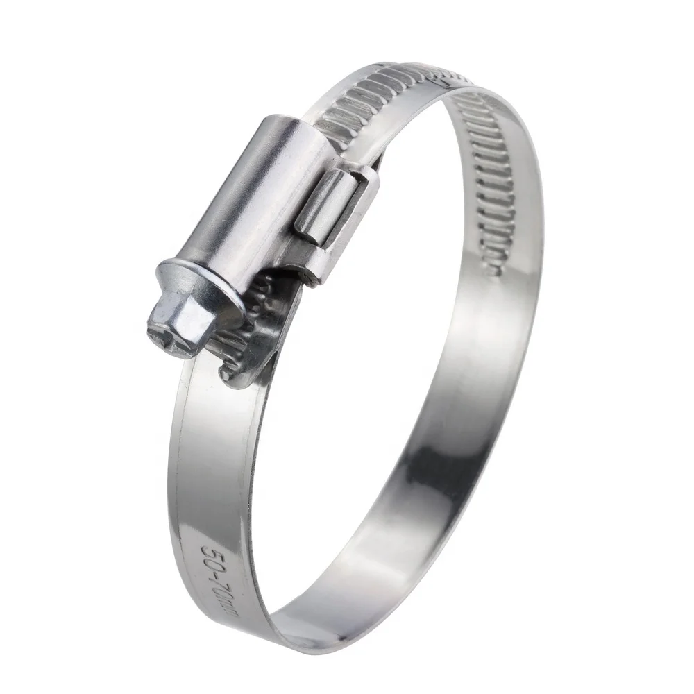 Stainless Steel Worm Drive Screw Hose Clamp