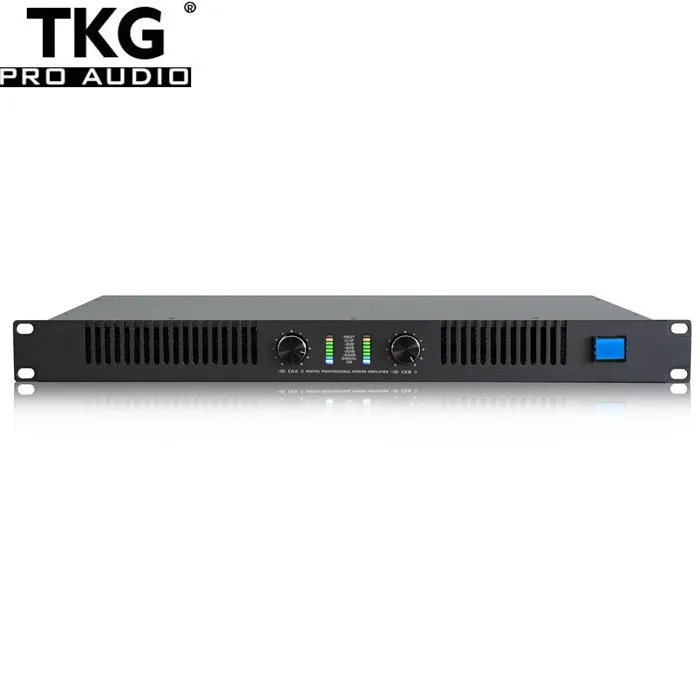 TKG AD-1800 RMS 1800 Ватт 2 канала сабвуфер Профессиональный для ди-Джея свет 1u цифровой усилитель высокой мощности звука