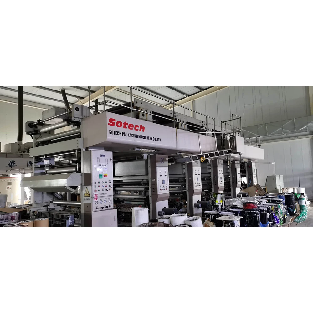 SOTECH used ELS 1050 width 4 color rotogravure printing machine
