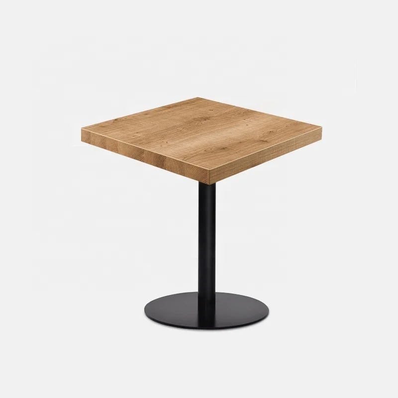Modern Milk Tea Dessert Shop Square Table Simple Cafe furniture set Fast Food bar Small Round Square Table