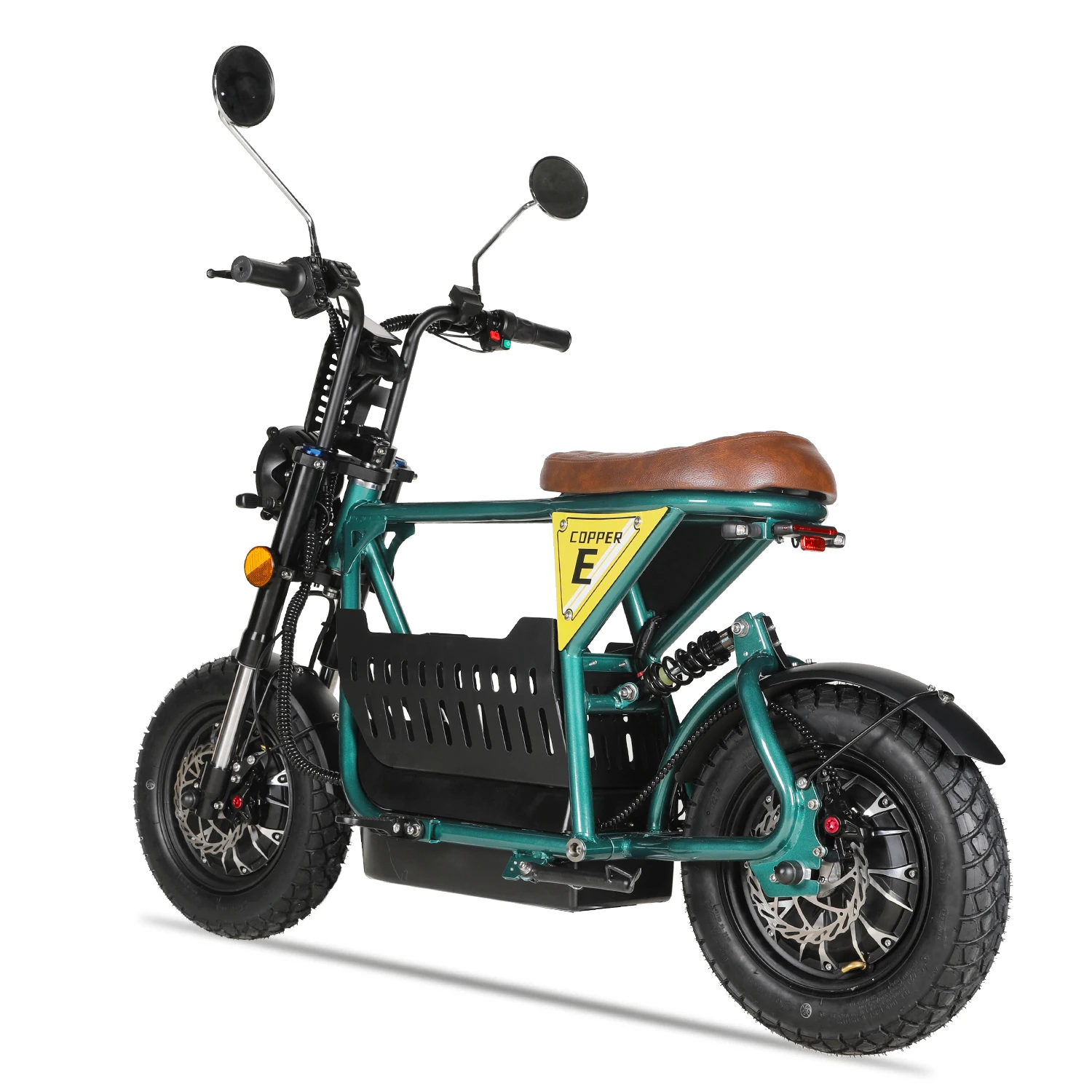 EEC/COC 18 inch 250W 500W pedal assist electric scooter retro moped style electric bike with 48V lead acid or lithium battery