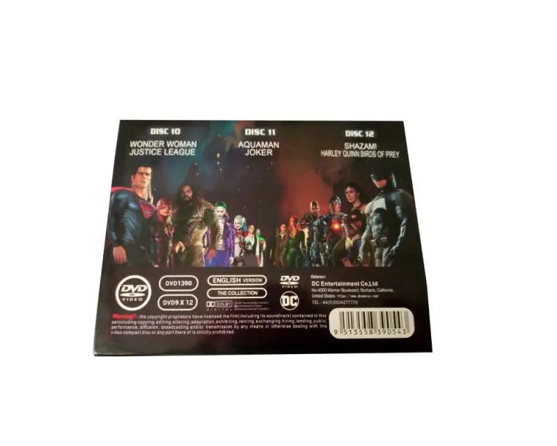  Оптовая продажа DC коллекция фильмов 24 12DVD Amazon/ebay лучшие продажи набор коробок новый выпуск поставка с
