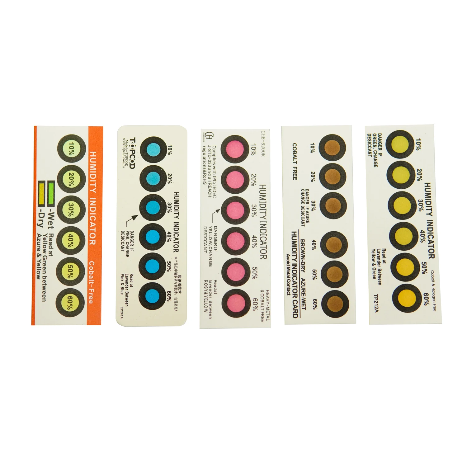 New products co - cobalt and halogen free zeolite 13x for ethylene absorber six dots hic factory humidity indicator card good pr