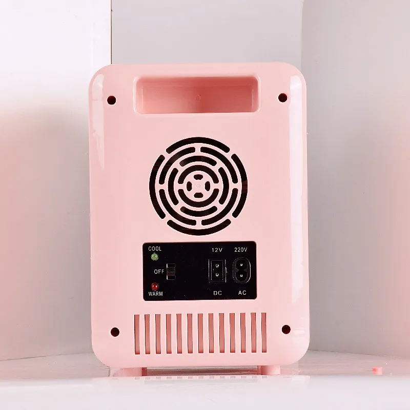 Dual-Use 4L Home Car Use Refrigerators Ultra Quiet Low Noise Car Mini Fridge Freezer Cooling Heating Box Fridge