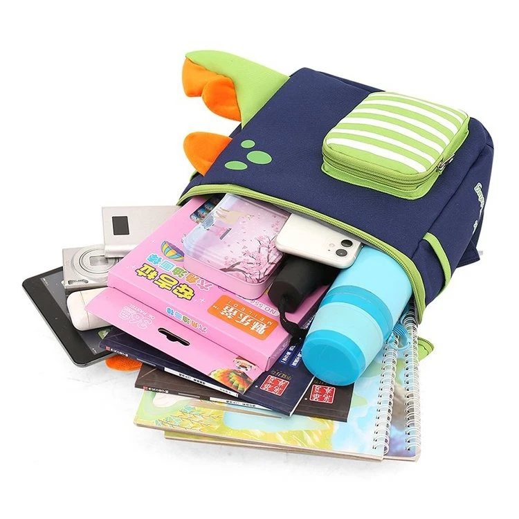 SY 2021 Hot Selling Kid cartoon School Bags with Anti loss traction rope Waterproof Large capacity Backpack for children