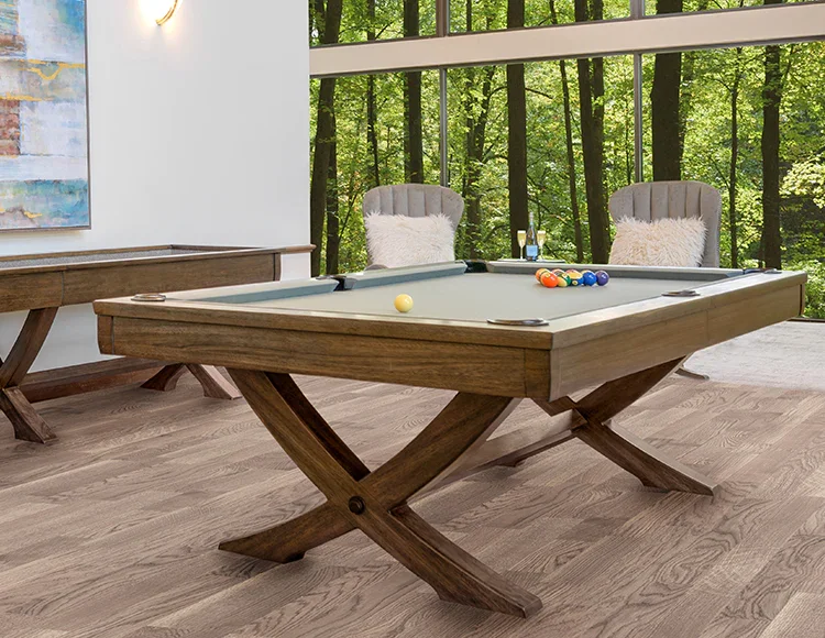 China Factory Sale Cheap Price Classic Antique Style Wood Carved Rustic Pool Billiards Table 7ft 8ft 9ft for Sale