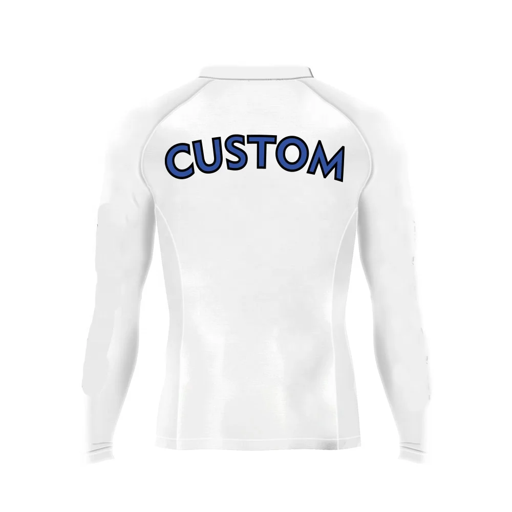 Wholesale Blank Oem Surf Printed Compression Shirt Long Sleeve Mma Logo Uv Custom Rash Guards Custom Printed Rash Guard For Men