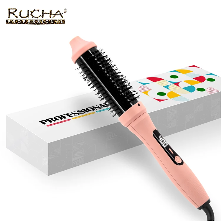 Hot Comb Thermal Brush 38mm 45mm Round Brush Infrared Curling Iron Electric Hair Brush