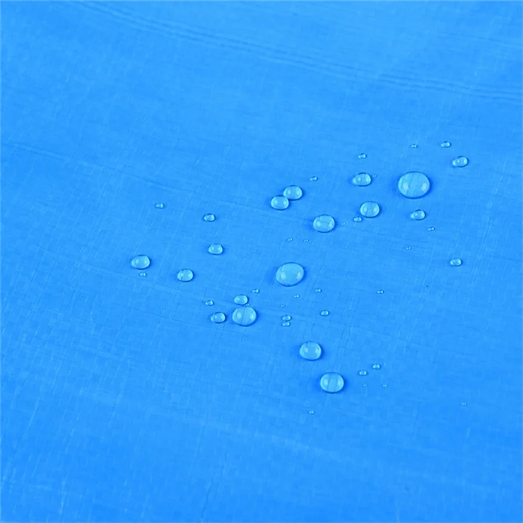 Waterproof Blue Pe Tarpaulin Sheet PE Tarps Use For Car Cover