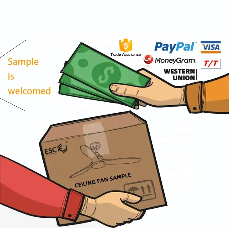 Simple solid wood 52 inch ceiling fan importers remote control 3 speed rotating ceiling mounted exhaust fan