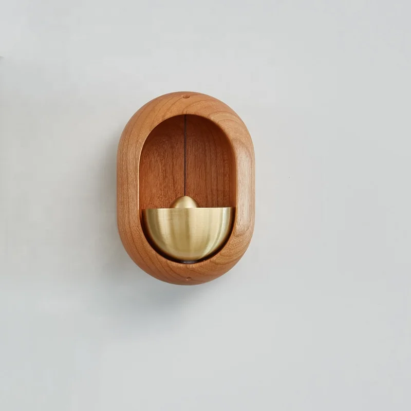 Solid Wood Door Ornament Pendant Bell Small Household Door Wind Chimes