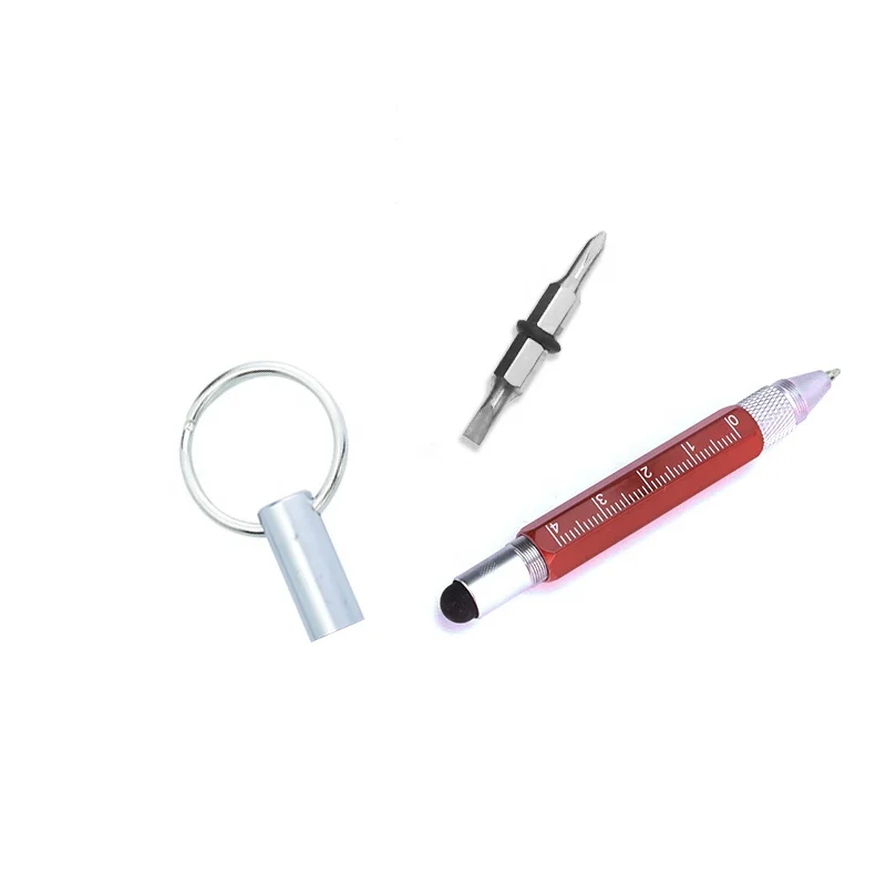 Multi-Tool Pen Set Pens Ballpoint Pen Tools Product With Ruler, Levelgauge, Ballpoint, Unique Gadget As Christmas Valetentine