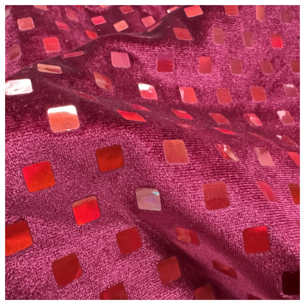 New style  Korean velvet  glitter sequin velvet fabric for women dress
