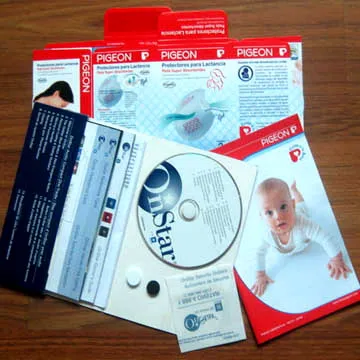 Custom Logo Enterprise Business info pack products Profile 350GSM cardboard box A5 Folder instruction manual printing
