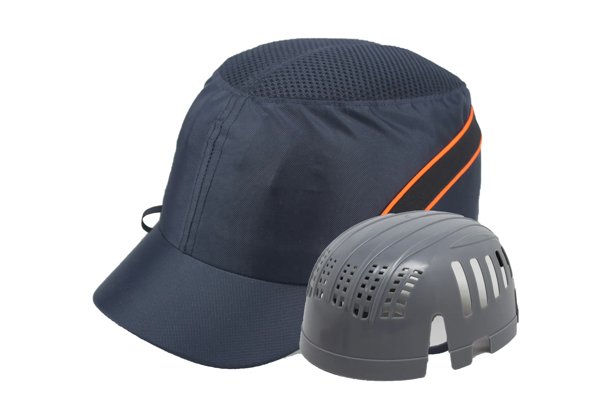 Short brim flat top anti-collision helmet PU waterproof coating fabric plastic inner shell inner anti-collision work cap