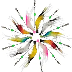 fishing lure Built-in Hook luminous Bait Shrimp kit Noctilucent Shrimp winter fishing fishing sea lure