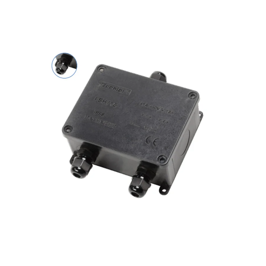 IP68 1 in 3 out waterproof Junction box