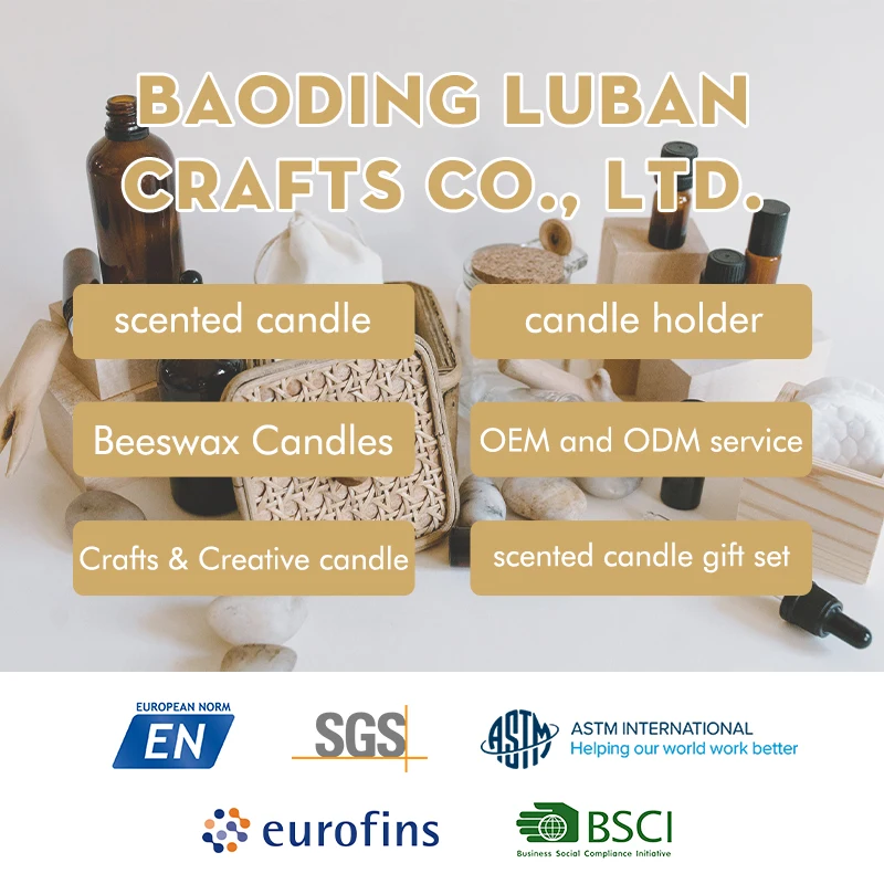 LP13F 4.5inch Hand-rolled pure Beeswax Taper Candles Honeycomb Candles with  personalized label package box