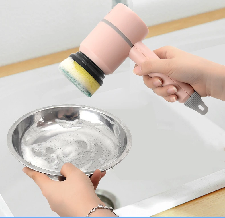 2024 New wholesale multi-functional household electric cleaning brush with variety brush heads can be replaced